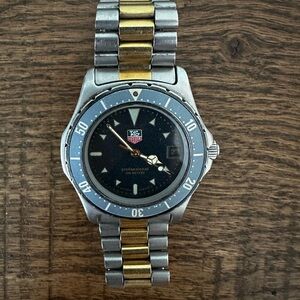Vintage TAG Heuer Professional 200M Two-Tone Diver Watch | Swiss | Date